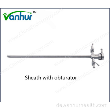 Harnröhrenzystoskopie-Schaft mit Obturator